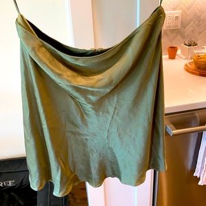 & Other Stories satin skirt